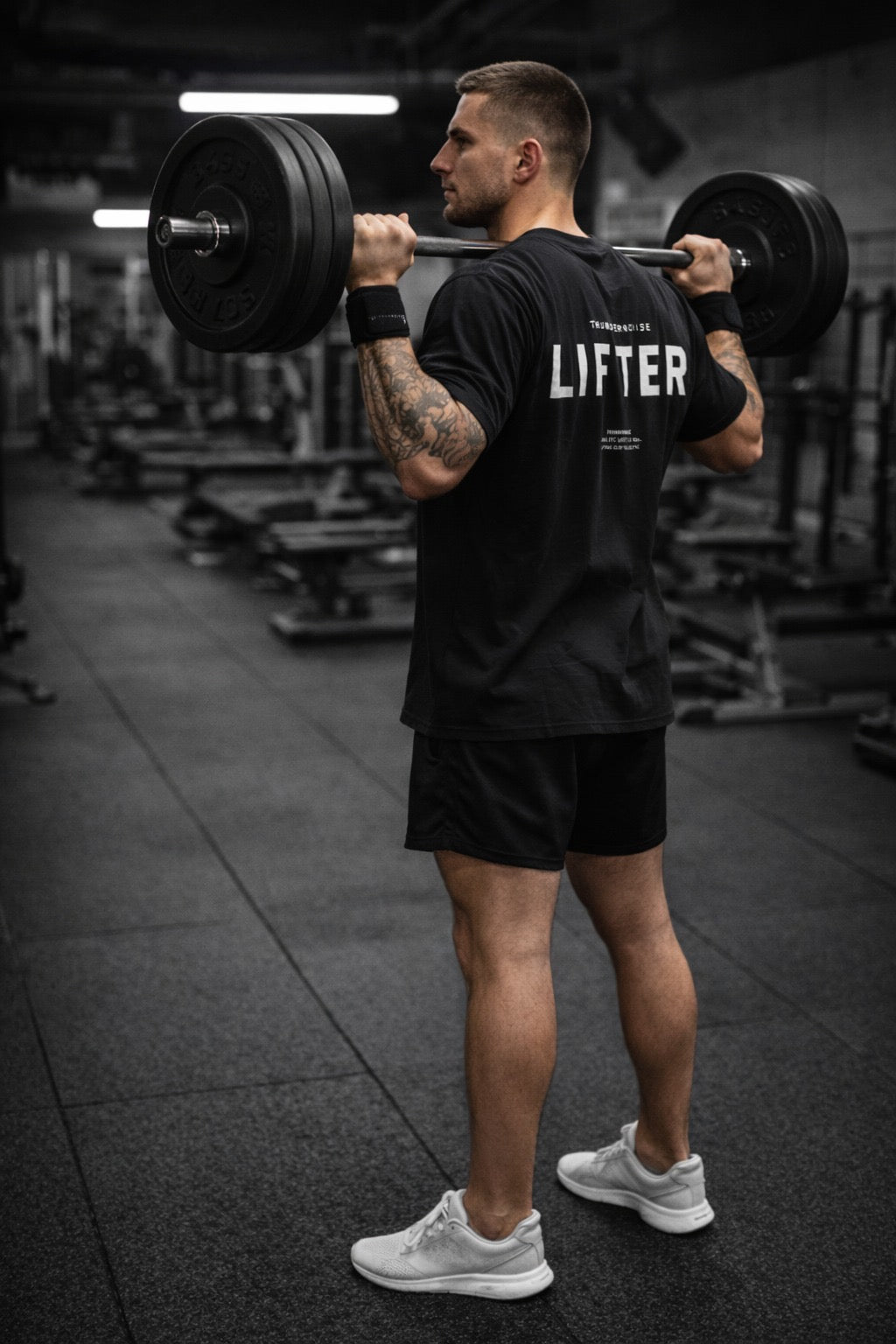 A new Premium 100% Cotton Gym T-Shirt for Men – Soft & Breathable Fitness Wear by Indianbasket