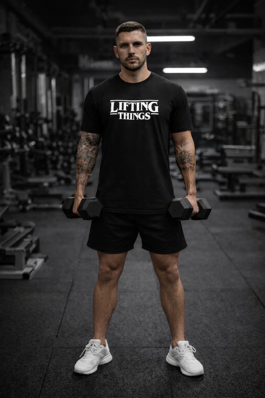 A new Premium 100% Cotton Gym T-Shirt for Men – Soft & Breathable Fitness Wear by Indianbasket