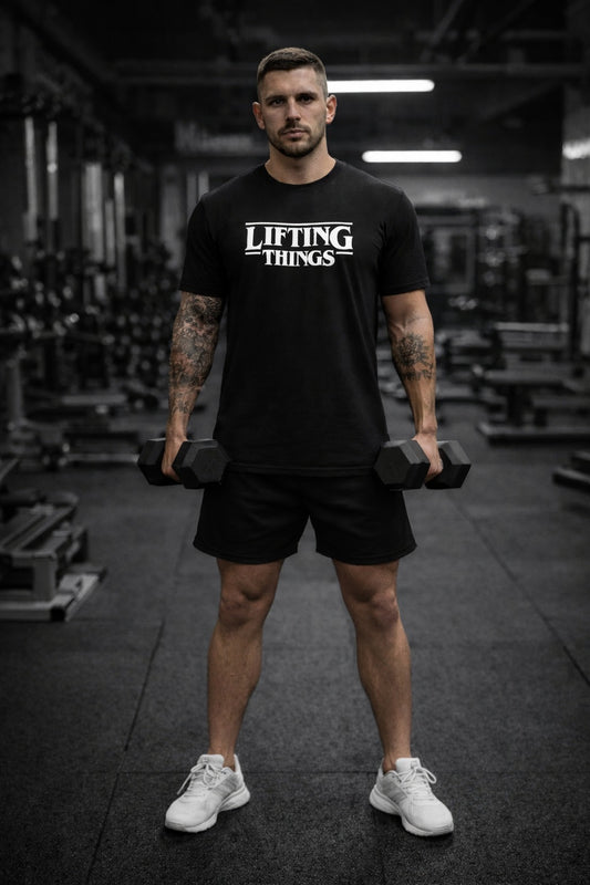 A new Premium 100% Cotton Gym T-Shirt for Men – Soft & Breathable Fitness Wear by Indianbasket