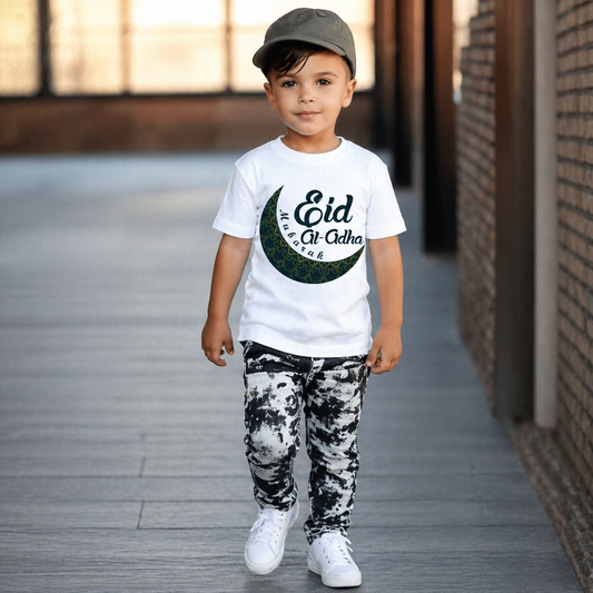 Kids Eid Mubarak Cotton T-Shirt