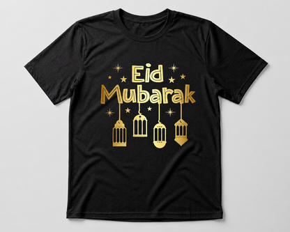 stylish Kids Eid Mubarak T-Shirt – Premium 180 GSM Cotton, Soft & Comfortable Festive Outfit