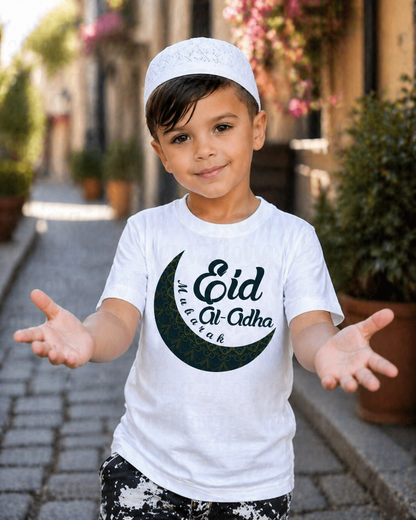 Kids Eid Mubarak Cotton T-Shirt