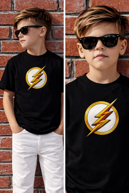 Kids Flash Design T shirt