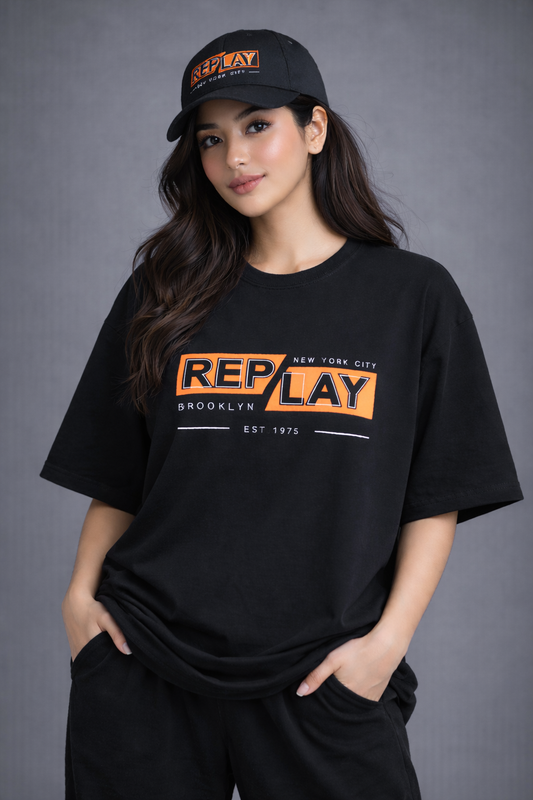 Replay Gym Oversized T Shirt