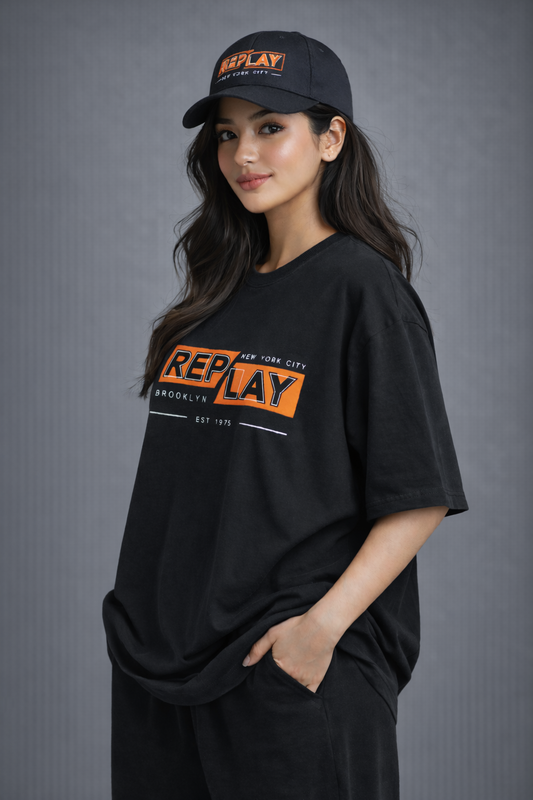 Replay Gym Oversized T Shirt