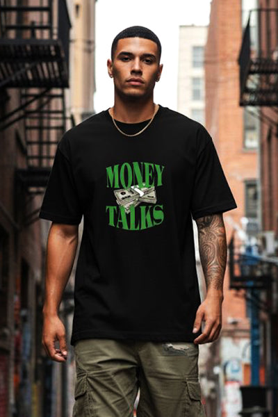 MONEY TALKS – Oversized Graphic Tee T-shirts