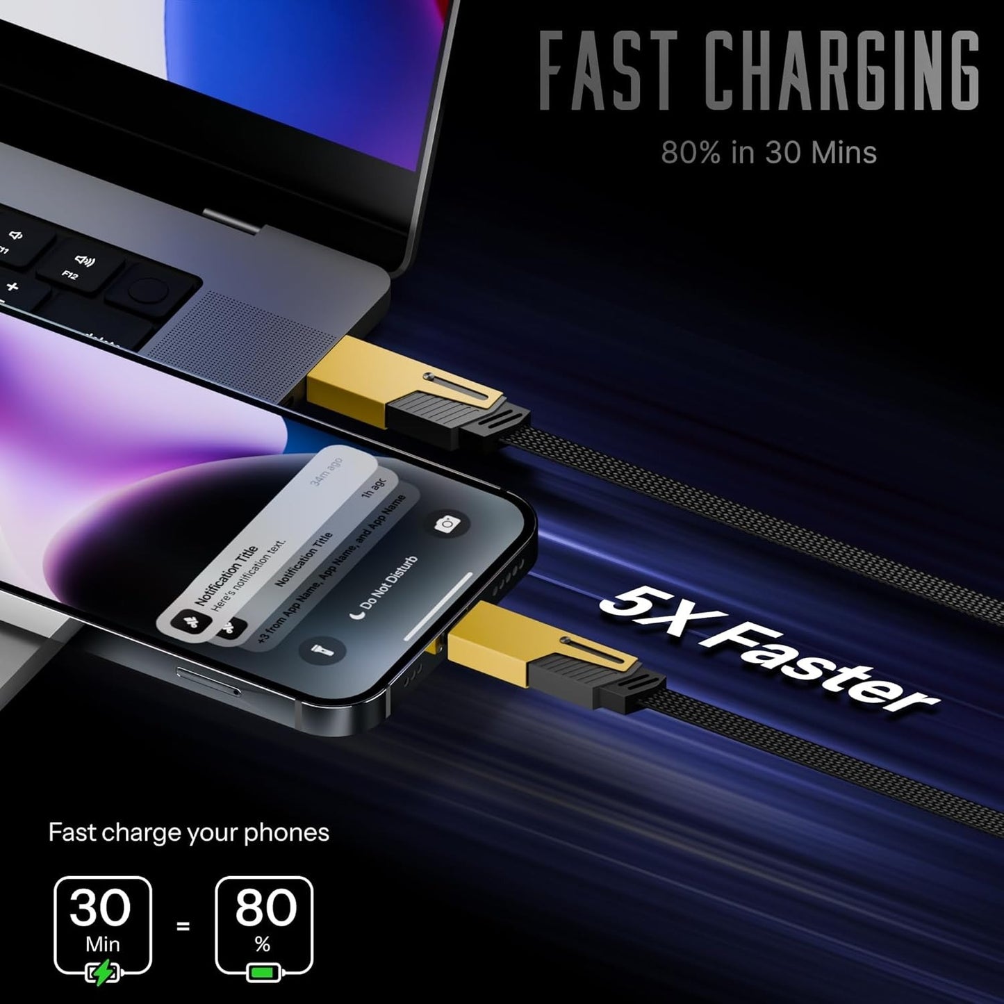 Ultra-Durable Type-C Cable — Built for Speed & Strength