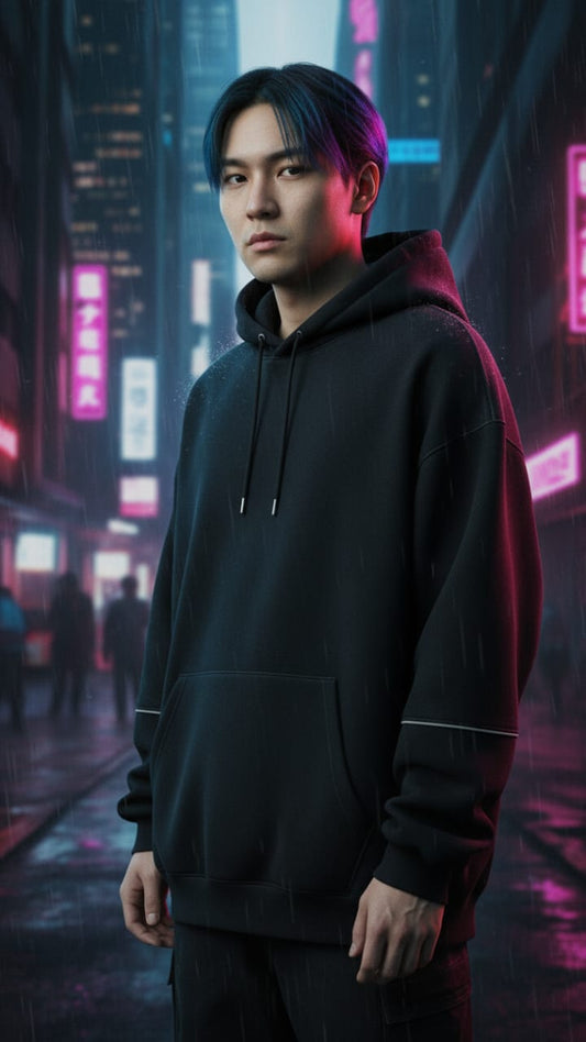 Hoodies are casual sweatshirts with a hood (often with drawstrings) and sometimes a front pocket (“kangaroo pocket”).