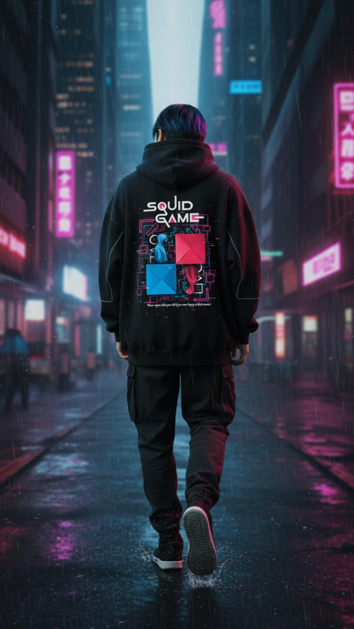 Hoodies are casual sweatshirts with a hood (often with drawstrings) and sometimes a front pocket (“kangaroo pocket”).