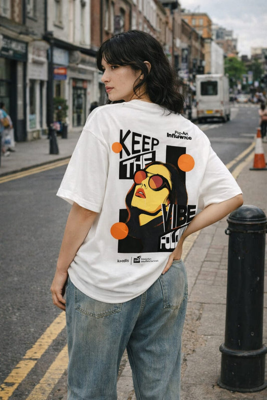 The T-shirt a fresh and modern appeal.