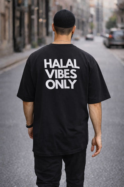 The black oversized T-shirt for boys