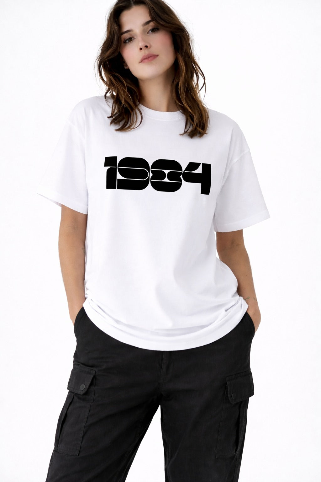 Minimal Fashion with White Oversize Tees