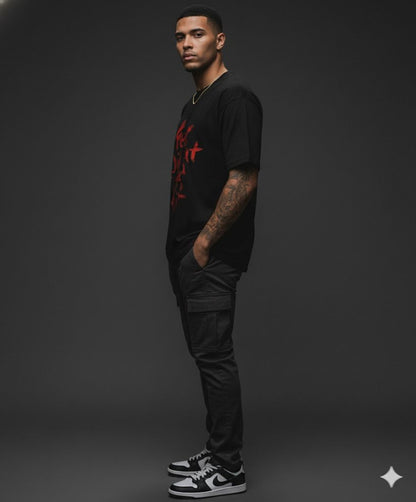 Fear Will Eat You Alive Oversized Graphic Tee