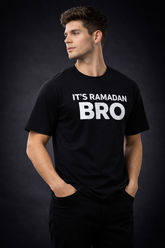 Ramadan Special T-Shirt for Men | Stylish Islamic Print Cotton T-Shirt | Casual Ramadan Collection