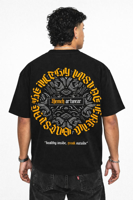 Men’s Tattoo Print T-Shirt | Stylish Graphic Tattoo Design Cotton Casual T-Shirt for Men