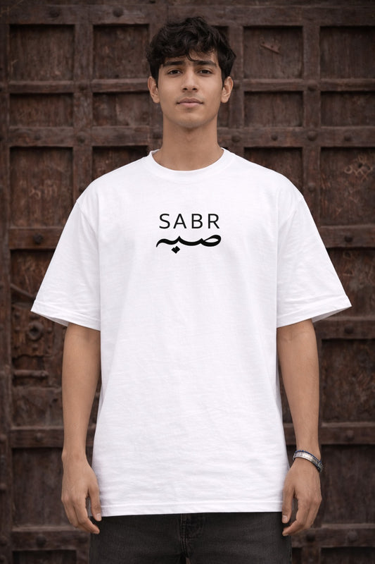 Men’s White Oversized T-Shirt | Drop Shoulder Loose Fit Cotton Streetwear T-Shirt for Men